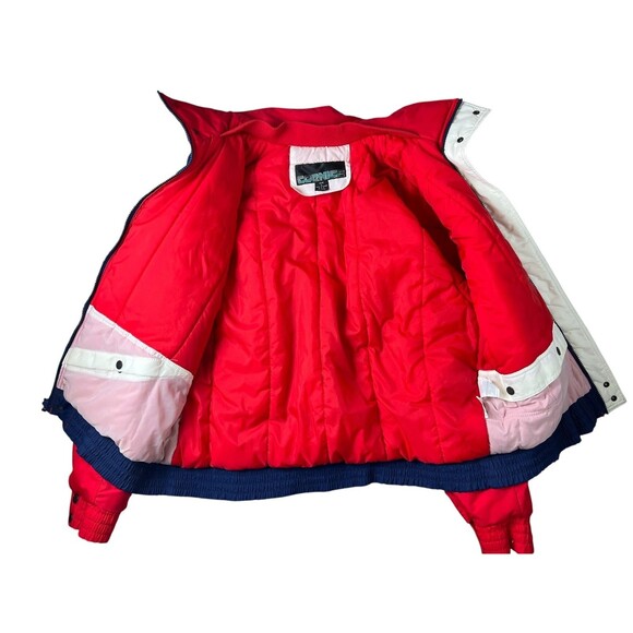 Cornice Men's Heavy Winter Snowboard Ski Coat  Size L  Red White & Blue Jacket - Picture 3 of 10